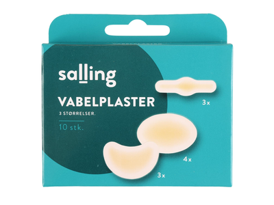 Pleistras nuo pūslių SALLING, 3 d. 10 vnt