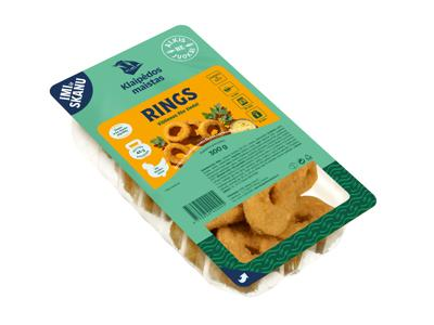 RINGS kepti vištienos file žiedai, 300 g