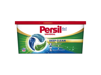 Skalbimo kapsulės PERSIL DISCS Universal, 28 vnt
