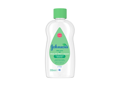 Kūdikių kūno aliejus JOHNSON'S BABY su alavijais, 200 ml