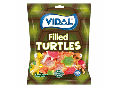 VIDAL guminukai Filled Turtles 90 g