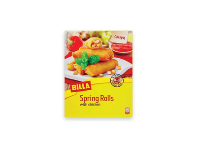 Spring rolls su vištiena ir daržovėmis, BILLA, 400 g