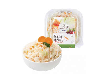 Šviežių kopūstų salotos, 250 g