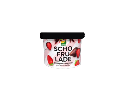 Šaldytos braškės šokolade SCHO FRU LADE, 130 g