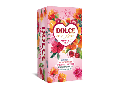 Juod. žal. arbat. rinkinys DOLCE DE LUXE, 50g