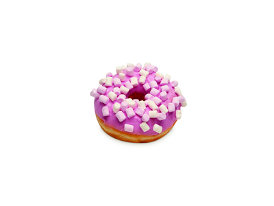 Spurga DOTS Marshmallow, 59 g x 36 vnt.