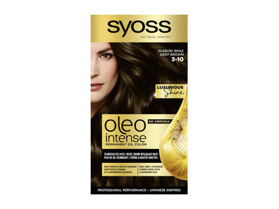Dažomasis plaukų kremas SYOSS OLEO INTENSE, Nr. 3-10, 1 vnt.
