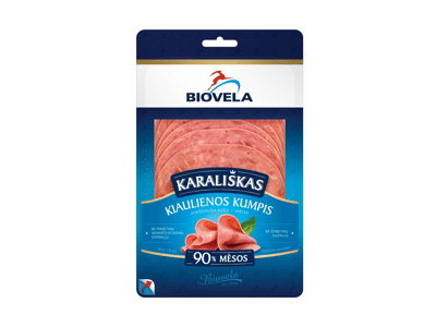 Virtas KARALIŠKAS kiaulienos kumpis, a. r., 90 g