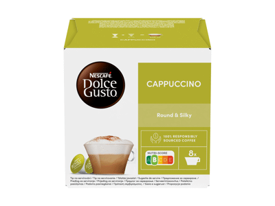 Kavos kapsulės NESCAFE DOLCE GUSTO CAPPUCCINO, 186.4 g