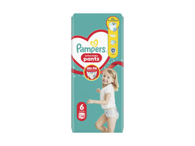 Sauskelnės - kelnaitės PAMPERS Pants, Giant Pack, 6 dydis, 50 vnt.