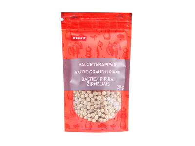 Baltieji pipirai žirneliais RIMI, 20g
