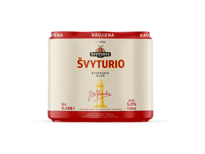Alus ŠVYTURYS ŠVYTURIO (5,0%), 6x0,568 l