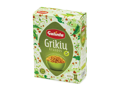 Grikių kruopos GALINTA, 4x100 g