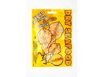Vytinti kalmarai DRY SEAFOOD, rūkyti, 20g