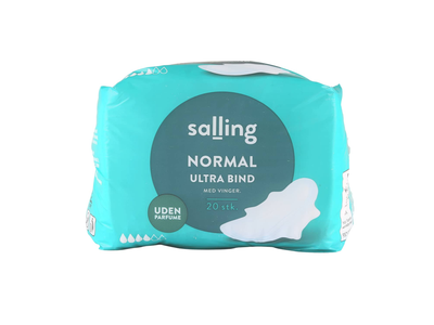 Hig. įklotai NORMAL SALLING bekvap., 20 vnt.