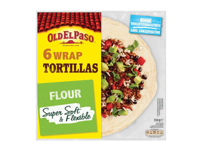 Kvietinės tortilijos OLD EL PASO, 350 g
