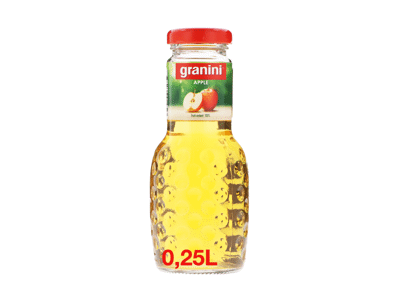 Obuolių sultys GRANINI 100 %, 250 ml
