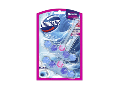 Tualeto gaiviklis-valiklis DOMESTOS PINK MAGNOLIA, 2 x 48 g, 96 g