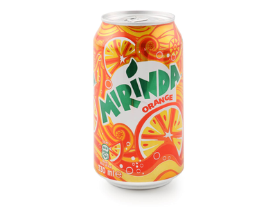 Gazuotas gėrimas MIRINDA, 330 ml