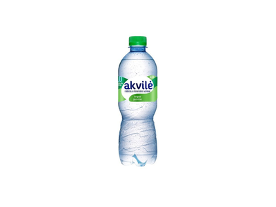 Lengvai gazuotas natūralus mineralinis vanduo AKVILĖ, 500 ml