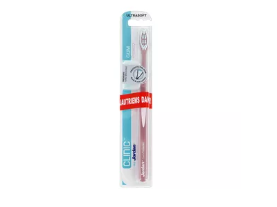 JORDAN dantų šepetėlis su dėkliuku CLINIC GUM PROTECTOR SUPERSOFT, 1 vnt.
