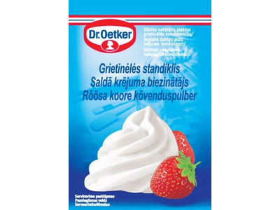 Grietinėlės standiklis DR. OETKER, 9g