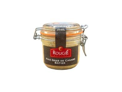 Ančių kepenėlių paštetas ROUGIE, Whole foie gras, stiklainyje, 180 g