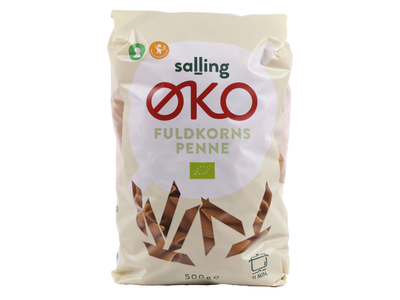 Ekol. kviečių makar. PENNE SALLING EKO, 500 g