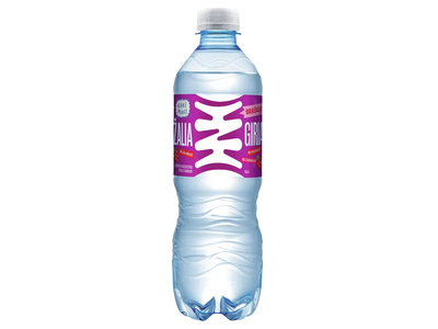 KAKĖ MAKĖ lengvai gazuotas braškių stalo vanduo ŽALIA GIRIA, 0,5 l