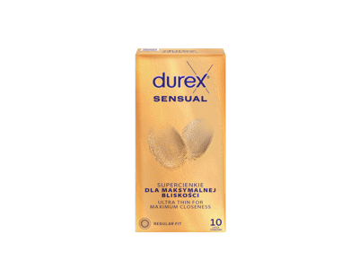 Prezervatyvai DUREX SENSUAL, 10 vnt.
