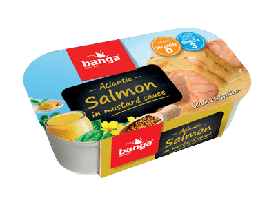Lašiša garstyčių padaže BANGA, 120 g