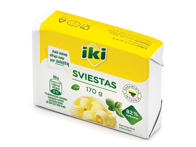 Sviestas 82% rieb. IKI, 170G