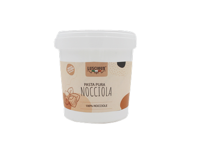 Lazdynų riešutų pasta LUSCIOUX, skrudintų, 100%, 1 kg