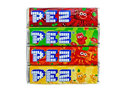 Vaisių skonio pastilės PEZ, 34 g
