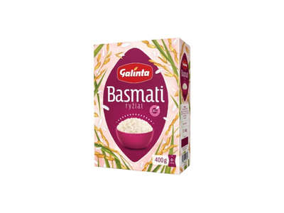 Galinta Basmati ryžiai 4x100g, 400 g