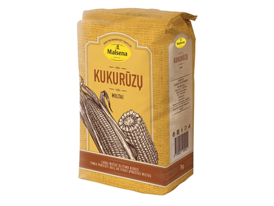 Kukurūzų miltai MALSENA, 1 kg
