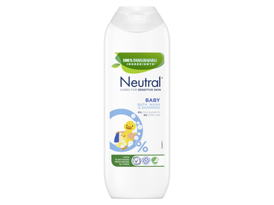 Kūdikių šampūnas-prausiklis NEUTRAL BABY, 250 ml