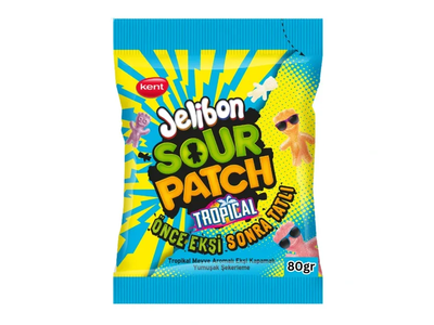 Tropiniai guminukai SOUR PATCH, 80 g