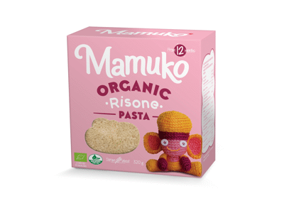 Ekologiški MAMUKO makaronai RISONE PASTA, nuo 12 mėn., 320 g
