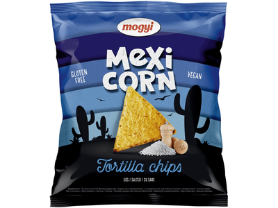 Kukur. trašk. MEXICORN TORTILLA CHIPS, 90 g