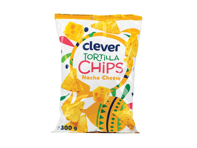 Kukurūzų traškučiai sūrio skonio CLEVER, 300 g