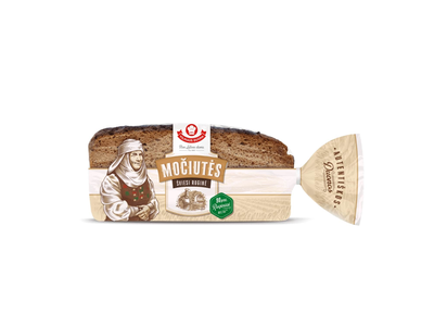 MOČIUTĖS šviesi ruginė duona AUTENTIŠKOS,450g