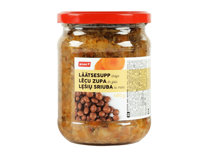 Lęšių sriuba su mėsa RIMI, 480 g