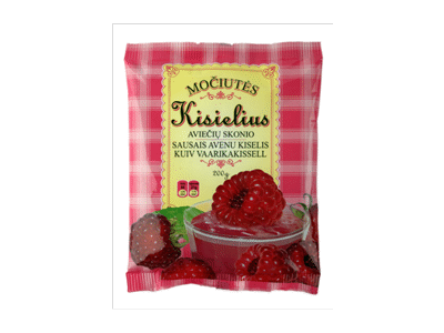 Aviečių skonio MOČIUTĖS kisielius, 200 g