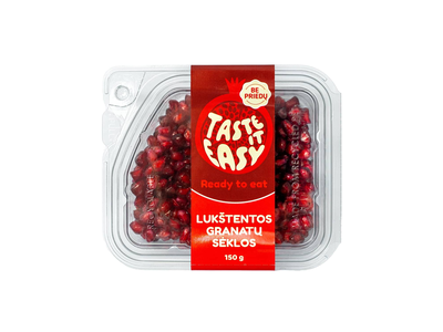 Šviežios lukštentos granatų sėklos, 150 g