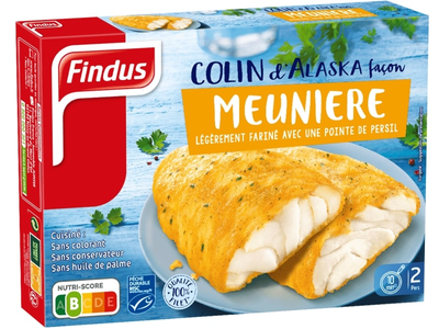 Šaldyta rudagalvių menkių filė, FINDUS, Meuniere, su petražolėm, 250g