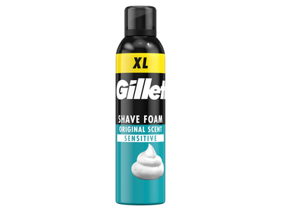 Skutimosi putos GILLETTE SENSITIVE, 200+100ml