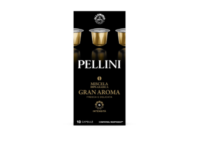 Kavos kapsulės PELLINI Gran Aroma, 10x5,5g