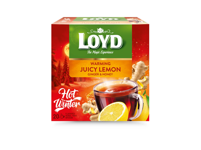 Žolelių arbata LOYD WARMING LEMON, 20 pak.