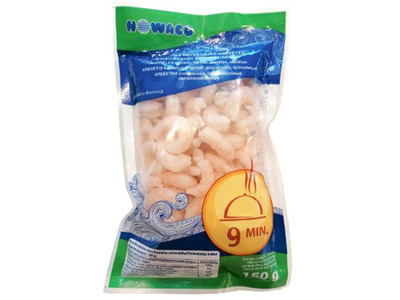 Šaldytos virtos šiaurinės krevetės NOWACO, 150g